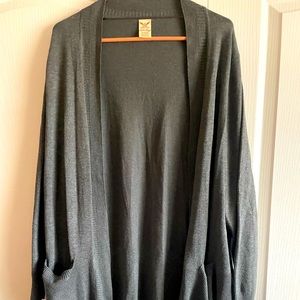 Faded Glory  Open Front Cardigan